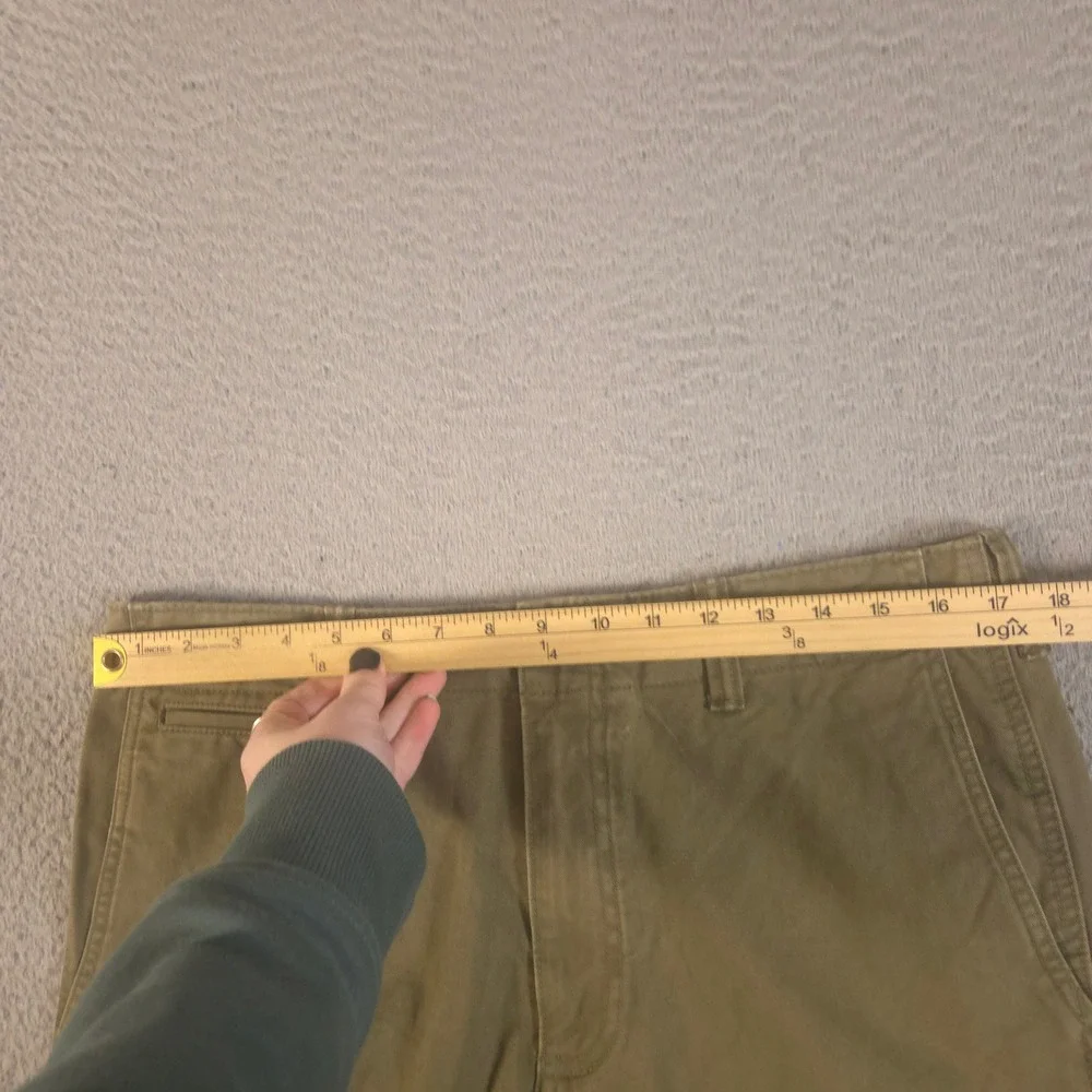 Banana Republic Pants Mens 32x32 Olive Cargo Relaxed Cotton Twill Straight Leg